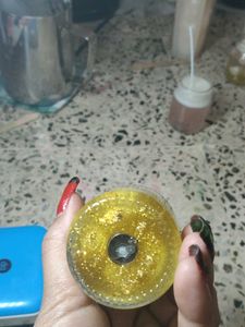 Handcrafted Glitter Candle Jar