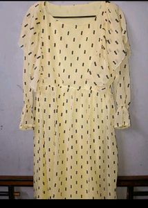 Chiffon Polka Dot Dress