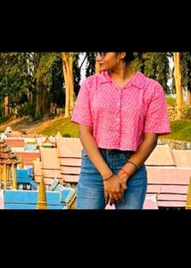 Floral Crop Shirt