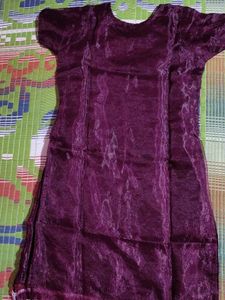 Burgundy Embroidered Salwar Kameez
