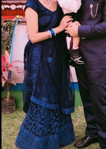 Elegant Blue Lehenga Choli