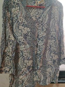 Patterned short kurti