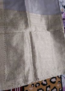 New Party Wear Silk Saree With Golden Border