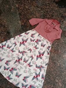 Butterfly Print Dress