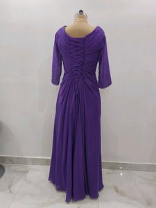 Elegant Purple Evening Gown