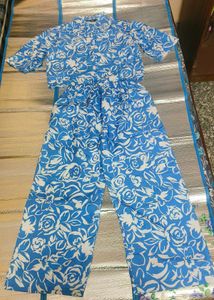 Floral Two-Piece Outfit