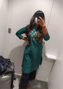 Green Kurti From Zudio