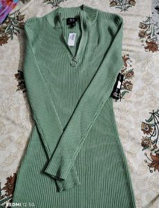 Mint Green Knit Dress