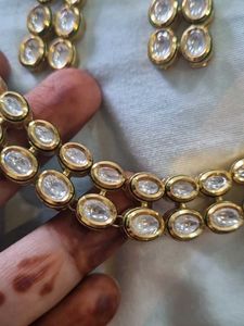 Kundan Necklace And Earrings Set