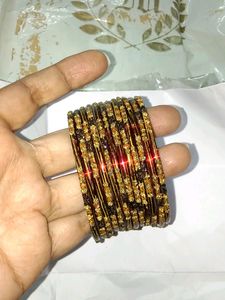 A dozen Of Bangles Brown Color #crafts