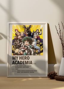 Hero Academia Framed Art