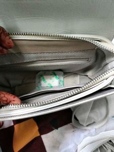 White Og Crocodile Crossbody Bag