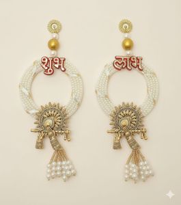 Shubh Labh Pearl Door Hangings