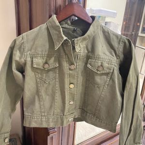 Bottle Green Jacket Full Sleeves