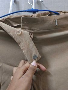 Beige Trousers