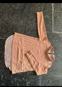 Peach Long Sleeve Top