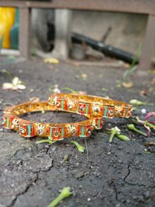 Gold-Plated Bangle Set