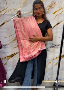 Heavy Partywear Saree With Amazing Work