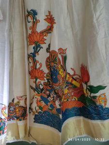 Kerala Kasavu Skirt &amp; Blouse