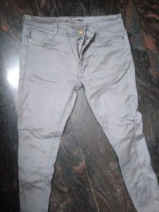 Grey Slim Fit Chinos