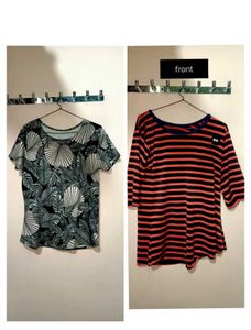 COMBO cute cat  & goa style leaves top