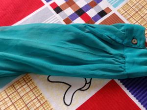 Teal Embellished Top