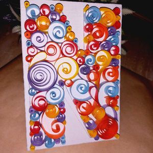 Qulling Crafted Art Piece