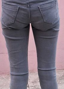 Grey High Waist Jeans