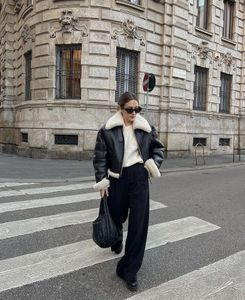 H&amp;M  Suede Biker  jacket