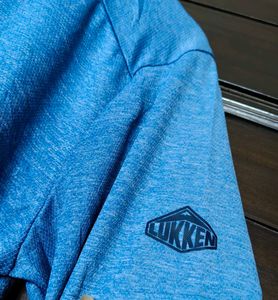 Lukken Men Blue Casual Polo T-shirt