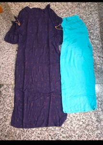 ❤️ Casual Daily Wear Kurta Pant Set Bust 32in