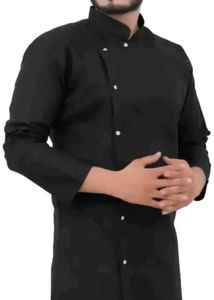 Brand New Black Asymmetric Kurta