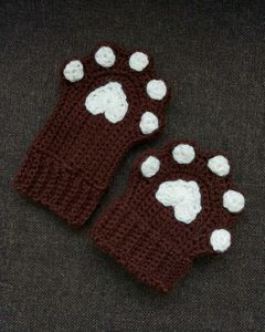 Crochet Paw Gloves 🐾