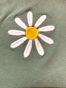 H&amp;M Women Crop Top With Threaded Flower