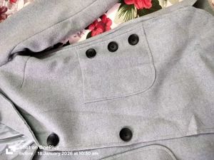 Chic Light Blue Coat