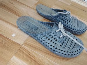 Unique Woven Slip-On Sandals