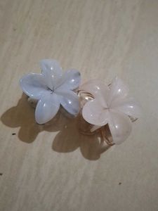 Floral Hair Claw Clips - Set of 2