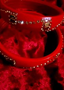 Blood Red New Bangles For Any Occasion
