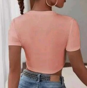 Pink Crop Top