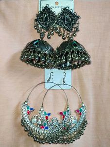 2 Jhumka Earrings (Big Size)