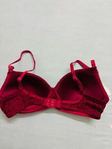 Red Lace Bra