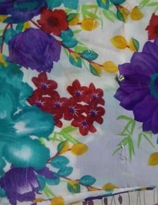 Floral Print Saree