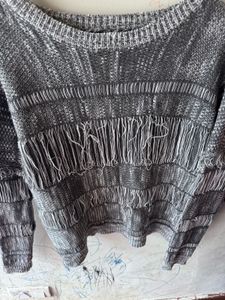 Fringe Knit Sweater