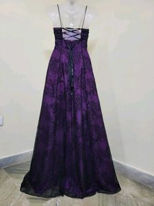 Elegant Purple Gown