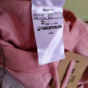 Decathlon Women Peach T-shirt