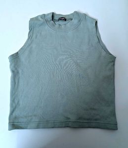Mint Green Crop Top