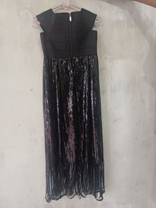 Elegant Black Sequin Dress