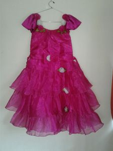 cute pink barbie frock