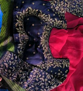 New Georgette Saree With Stitched Blouse