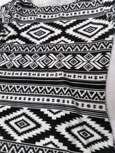 Black And White Bodycon Dress